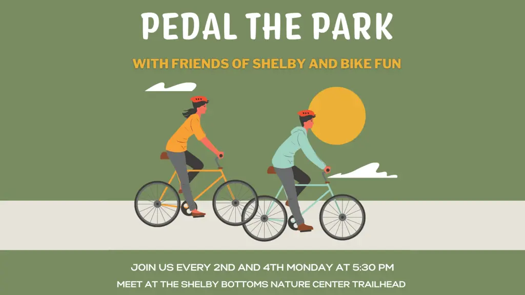 Pedal the Park with Friends of Shelby flyer