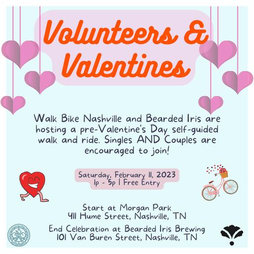 Valentines bike ride flyer