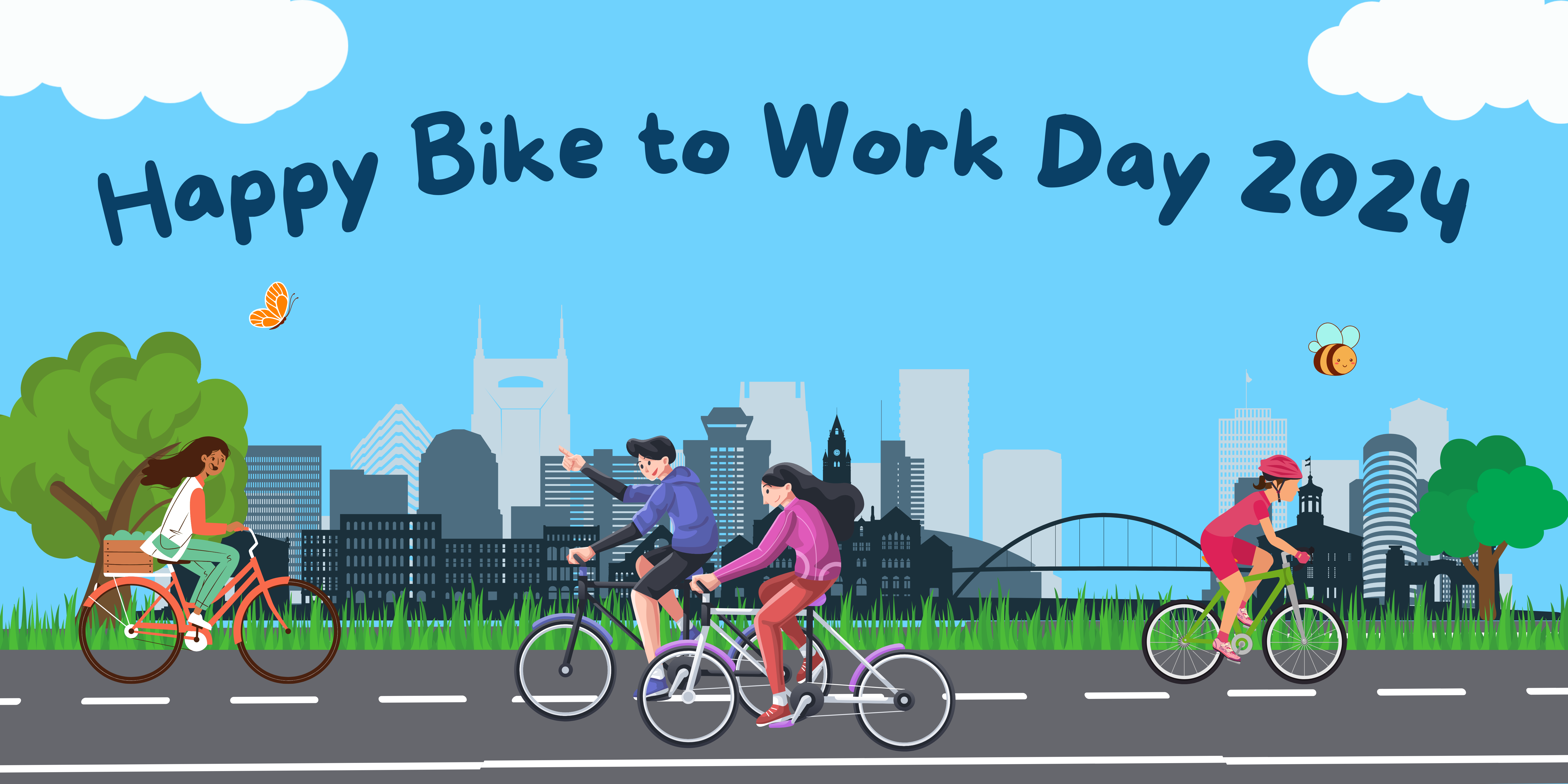 Bike to Work Day 2024 illustration