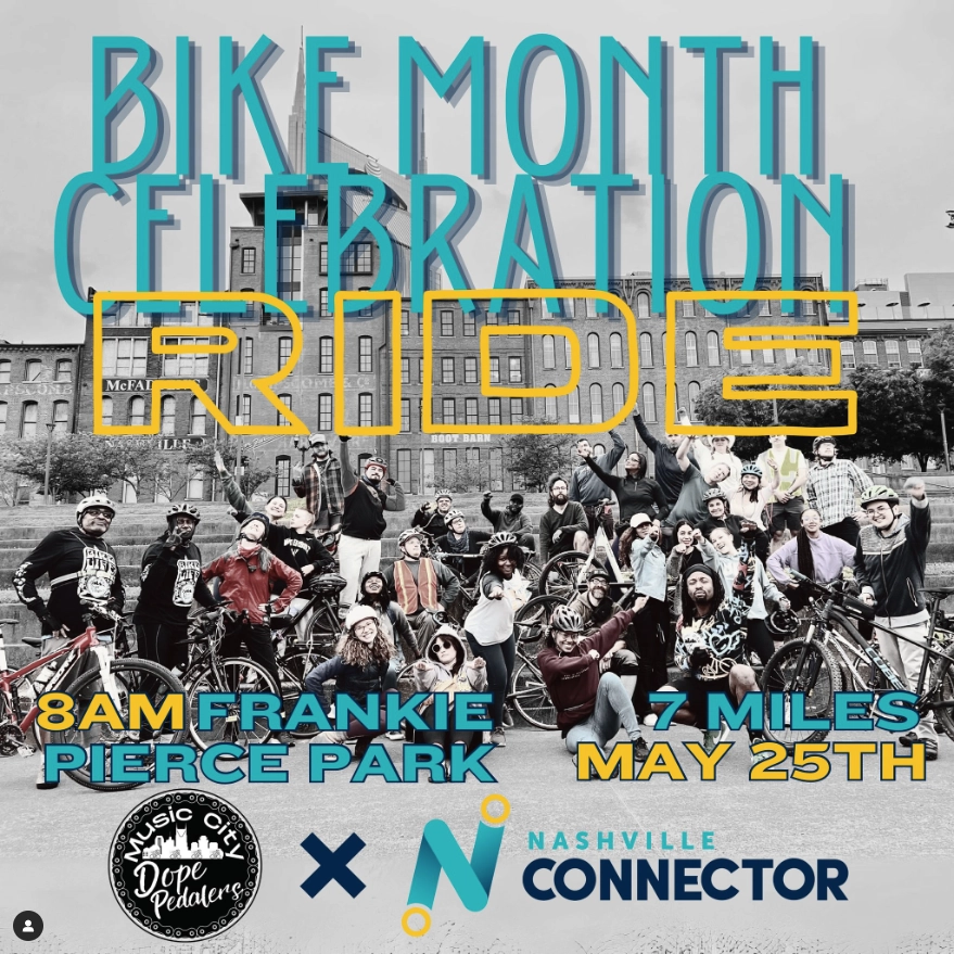 Bike Month Celebration ride flyer