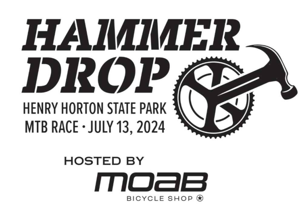 Hammer Drop mountain bike race event flyer