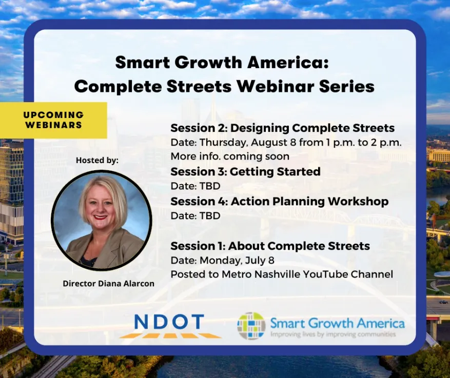 Complete Streets Webinar Series