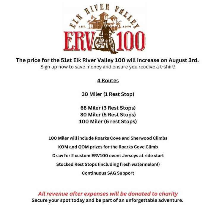 51st Elk River Valley 100 Flyer