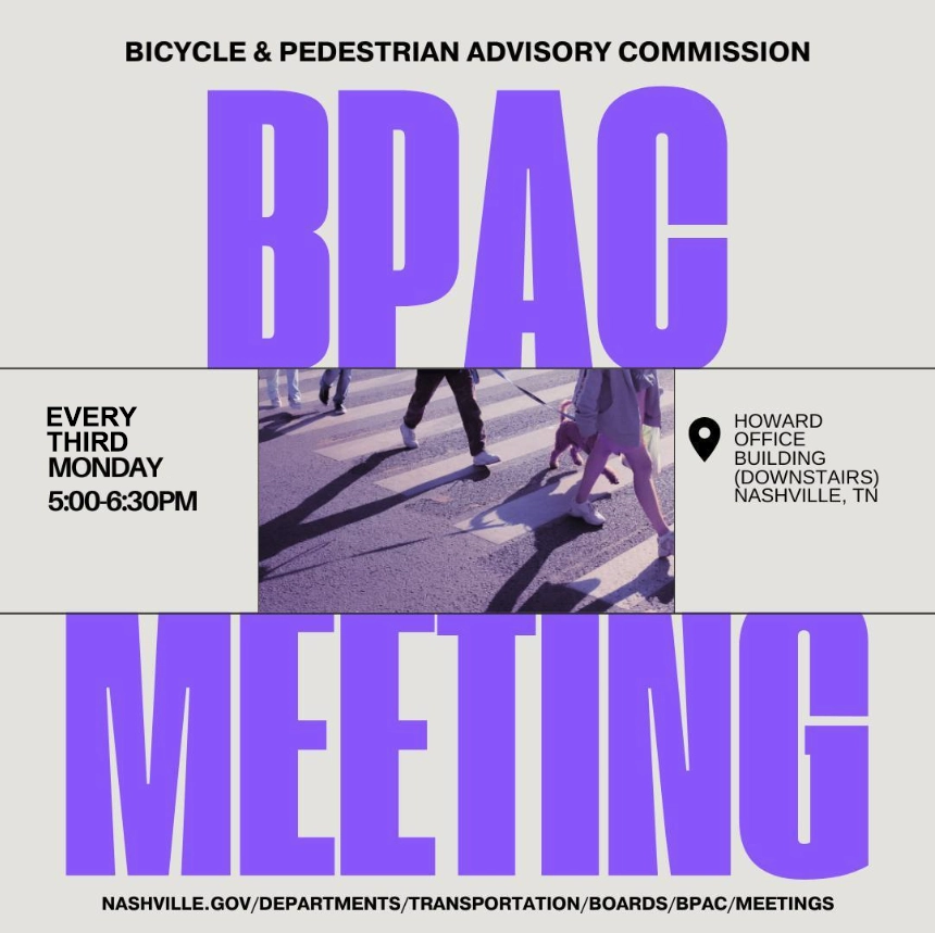 Bicycle & Pedestrian Advisory Commission Flyer