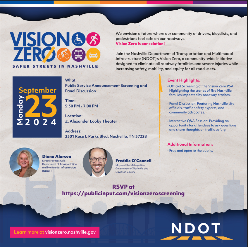 Vision Zero PSA Screening & Discussion